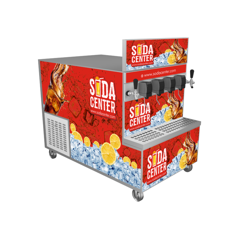 6 Flavors Van Soda Machine Price, Dealers in India Soda Center